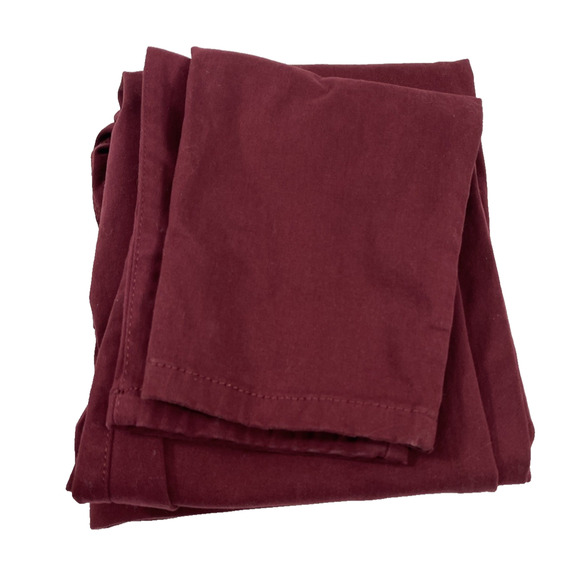 Nine West Womens Burgundy Jeans Size 12 Heidi Skinny Pull On Stretch Mid Rise‎ - Picture 12 of 12